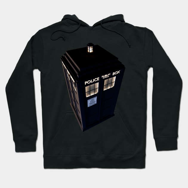 Doctor Who TARDIS Hoodie by Treherne